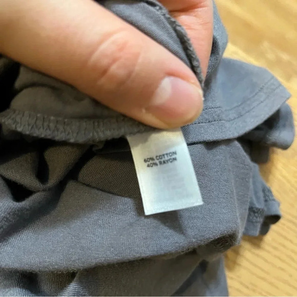 Womens Tildon Grey Turtleneck tank top sz S Zipper High Neck Sleeveless - Picture 8 of 8